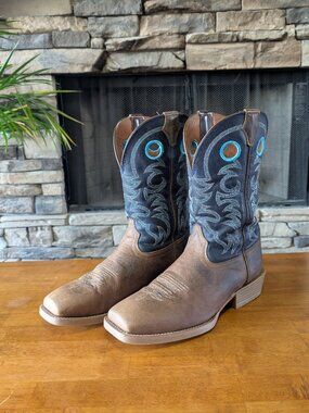 Justin Boots Stampede Mens Cowboy Western boots 13D